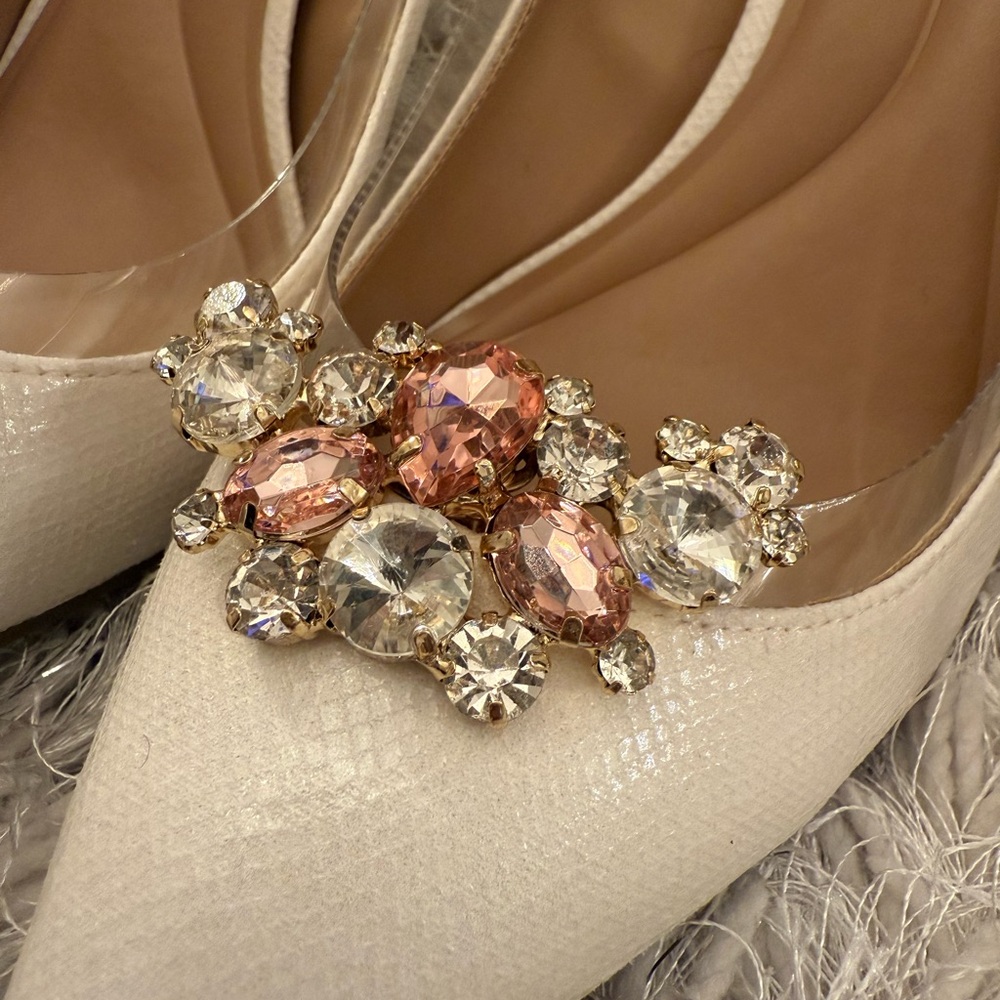 Elegant Crystal Embellishments (shoe not included)
